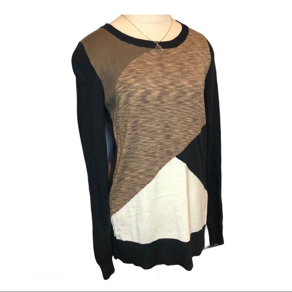 Mossimo | Long sleeve Neutral-Colorblock Sweater - Picture 5 of 9